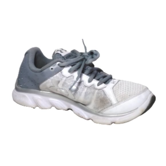 Under Armour white Women Micro G Assert 6 Running shoes Size 8 - Picture 2 of 7